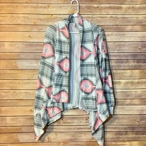 NWOT HuaLan Aztec Print Cardigan
